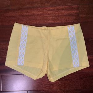 Yellow Lilly Pulitzer Shorts
